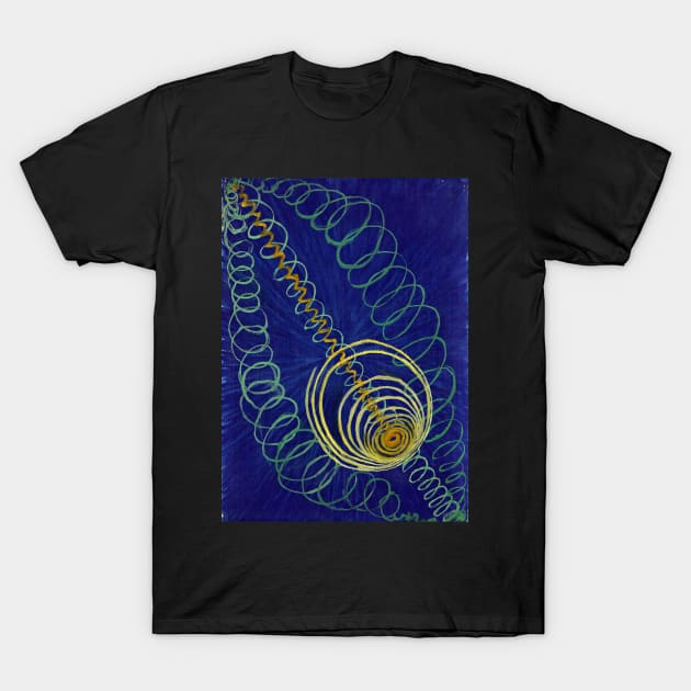 High Resolution Hilma af Klint Primordial Chaos No 16 Group I 1906 T-Shirt by tiokvadrat